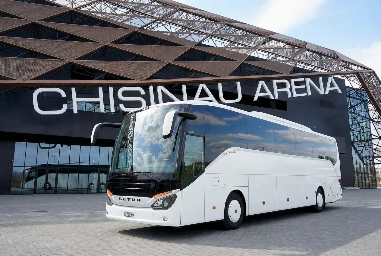 Autocar Moldova Franța – interior confortabil